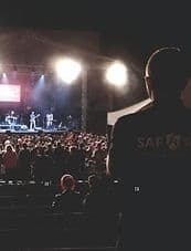 Bezpečnostní služby na festivalu